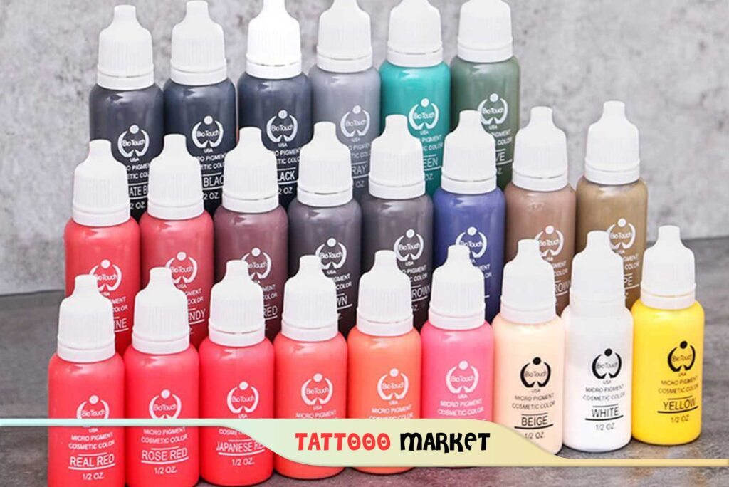 رنگ تاتو بدن