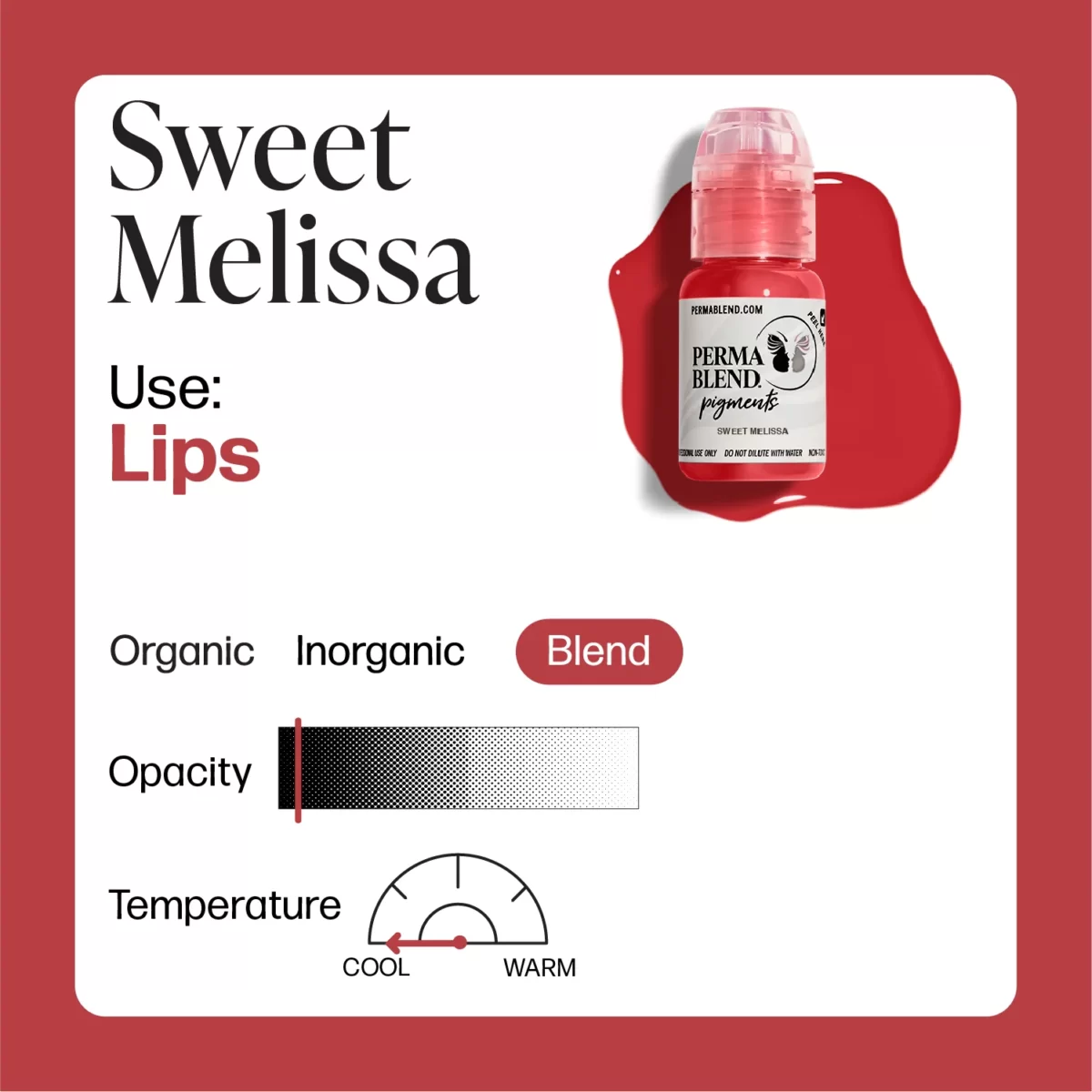 رنگ تتو پرمابلند SWEET MELISSA - Image 2